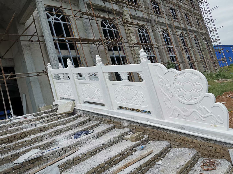 江西九江漢白玉石欄桿